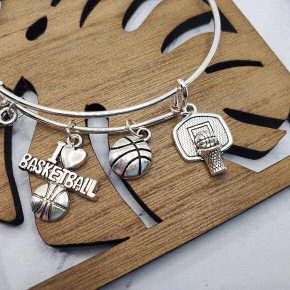 Basketball Mom Expandable Charm Bracelet - Picture 7 of 10